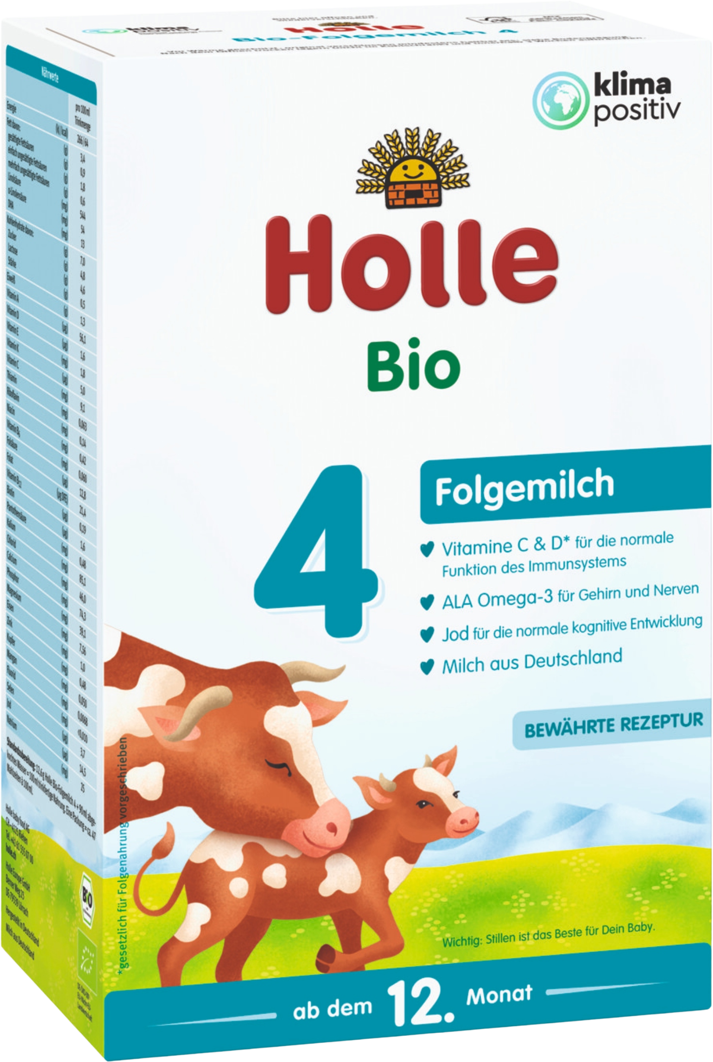 Holle bio pokračovací dětská mléčná výživa od 12. měsíce 600 g