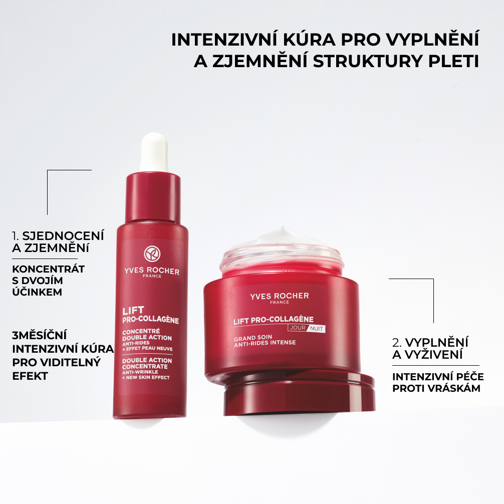 Yves Rocher LIFT PRO-COLLAGÈNE Intenzivní péče proti vráskám 75 ml