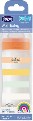 Chicco Láhev kojenecká Well-being silikon uni 250 ml