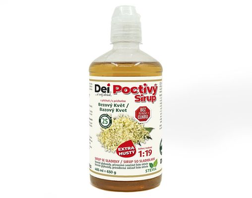 DEI Poctivý Sirup bezový květ 485 ml