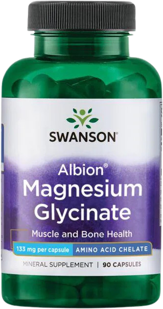 Swanson Albion Magnesium Glycinate 133mg 90 kapslí