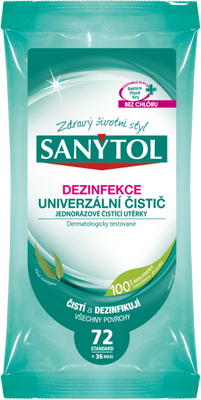 Sanytol Dezinfekční univerzální čistící utěrky 36 ks
