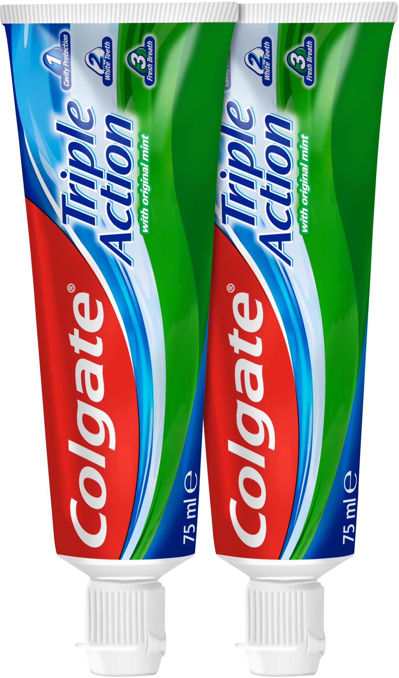 Colgate zubní pasta Triple Action 2 x 75 ml