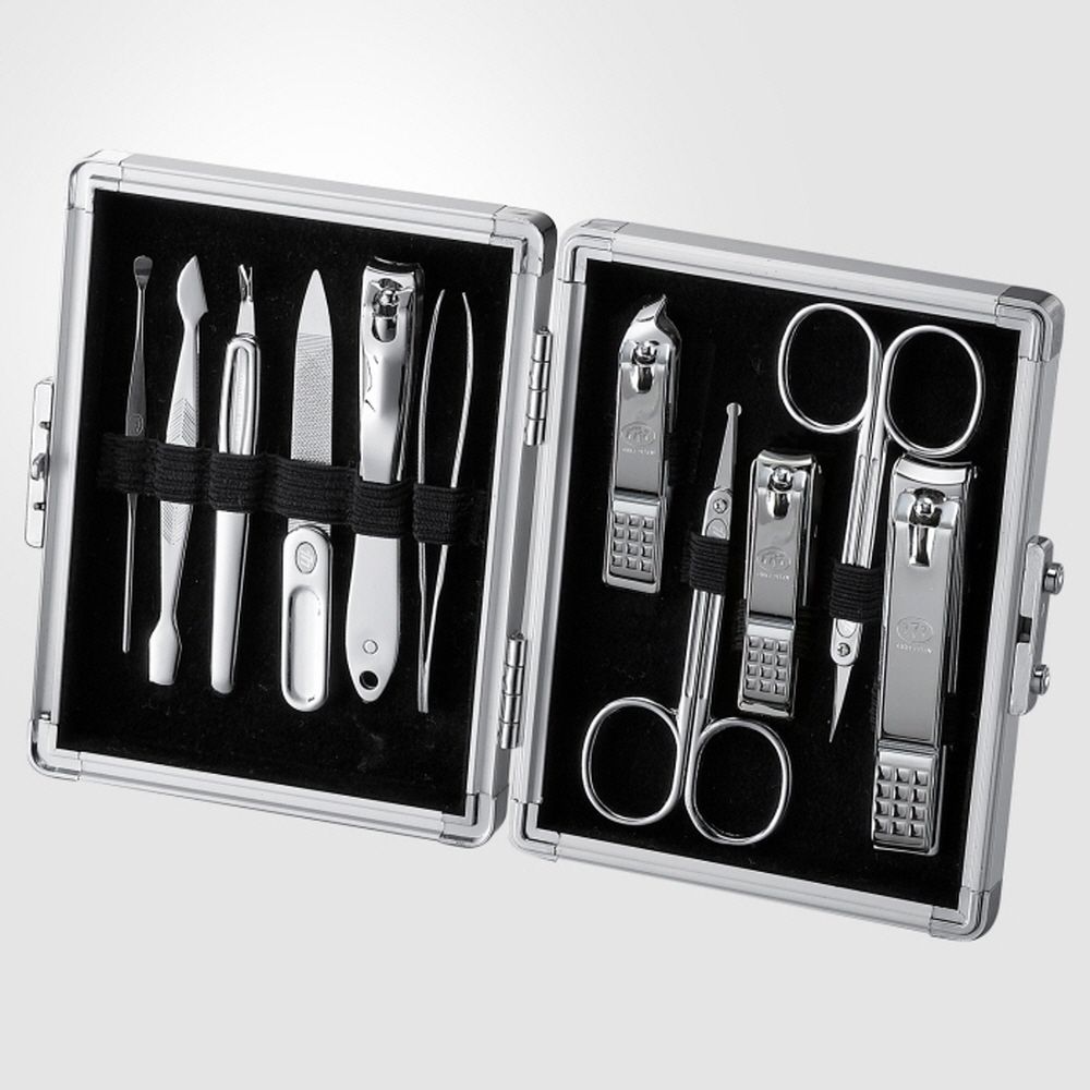 Three Seven Corporation Manikurní set KUFŘÍK silver-11 nástrojů