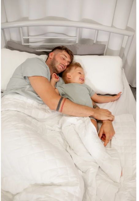 SleepLab Cotton zátěžová deka 140x200cm 10 kg