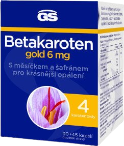 GS Betakaroten gold 6mg 135 kapslí