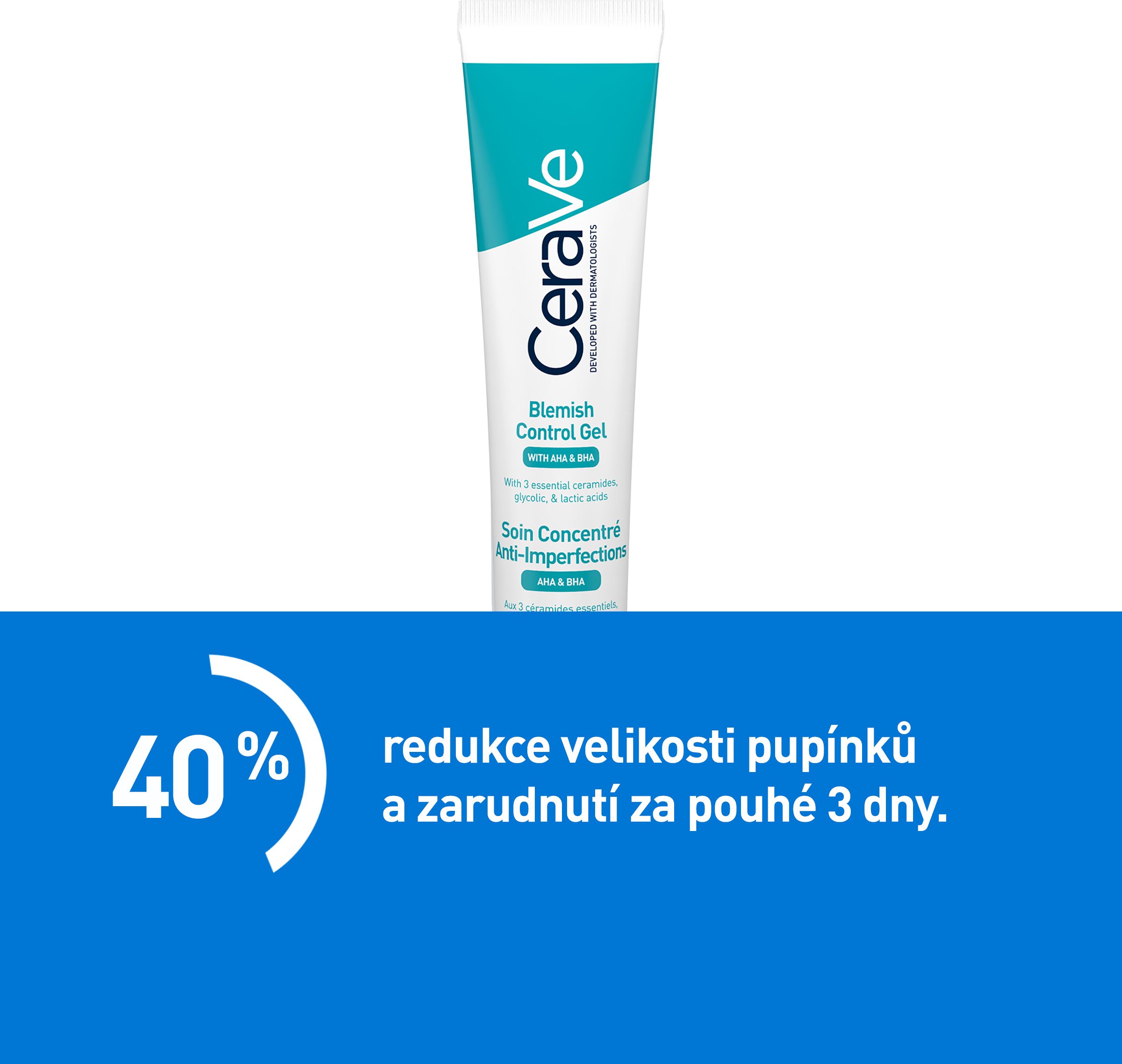 CeraVe Gel proti nedokonalostem s AHA a BHA 40 ml