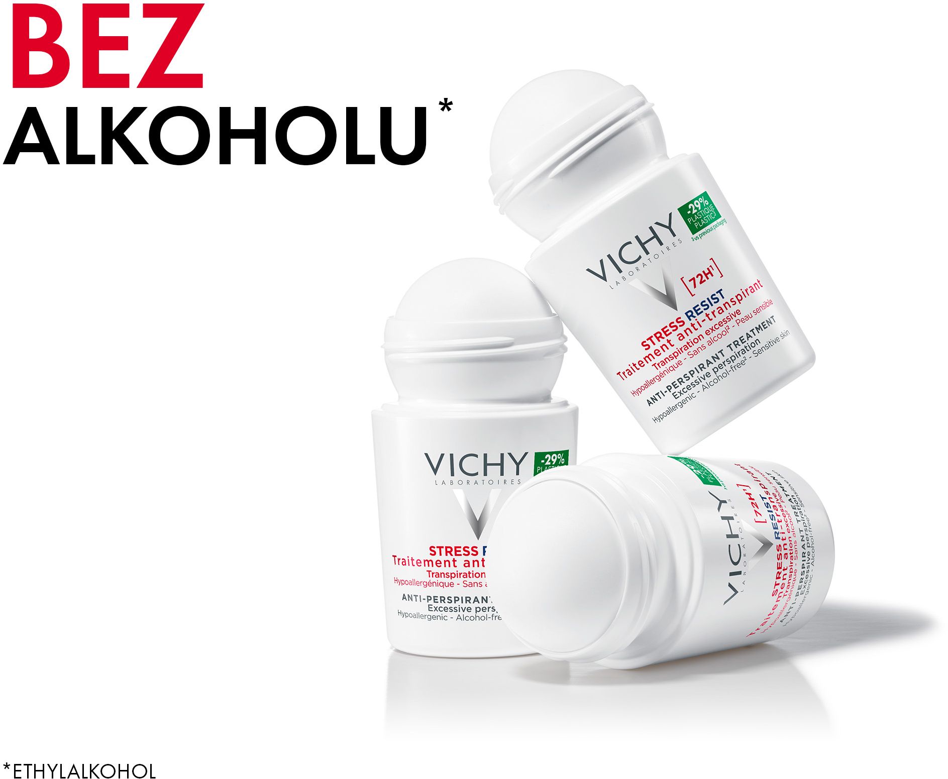 Vichy Antiperspirant Stress Resist 72h proti nadměrnému pocení Roll-on 50 ml