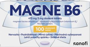 Magne B6 470mg/5mg, 100 tablet