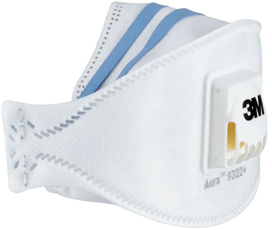 3M 9322 Aura respirátor proti částicím s ventilem FFP2 2 ks