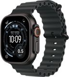 Apple Watch Ultra 3 GPS + Cellular 49mm černý titan - černý oceánský řemínek