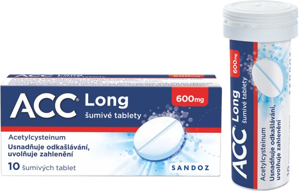 ACC ® LONG 600 mg 10 šumivých tablet