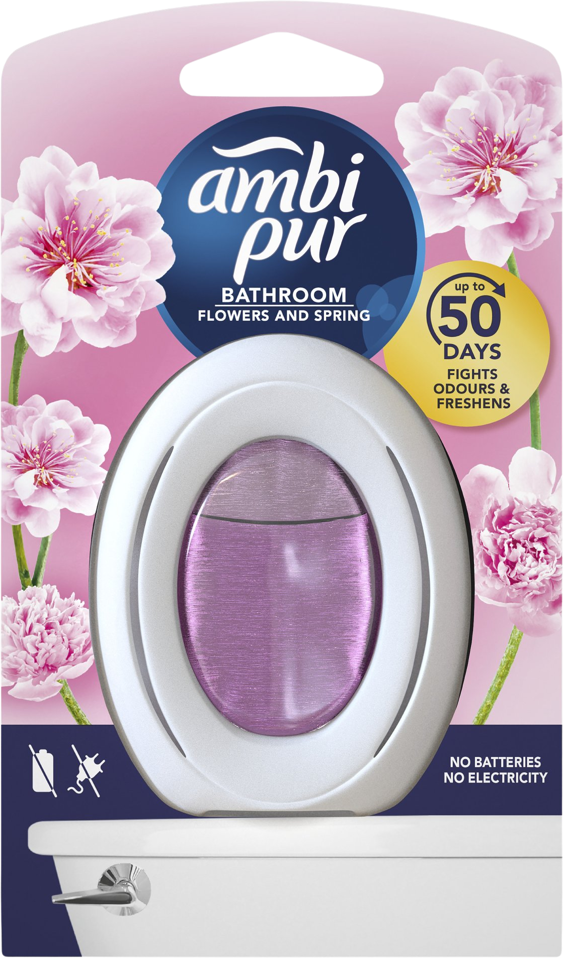 Ambipur Ambi Pur Bathroom Flowers and Spring Osvěžovač Vzduchu 1 ks 7.5 ml