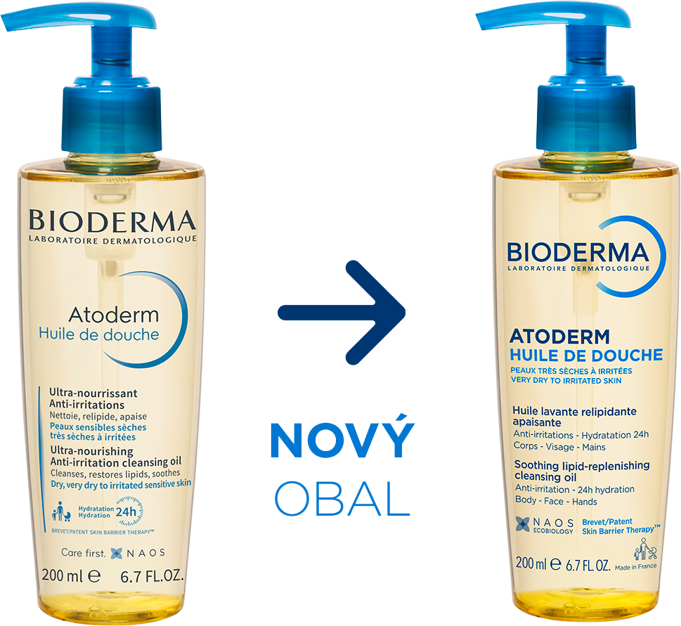 Bioderma Atoderm Sprchový olej 200 ml
