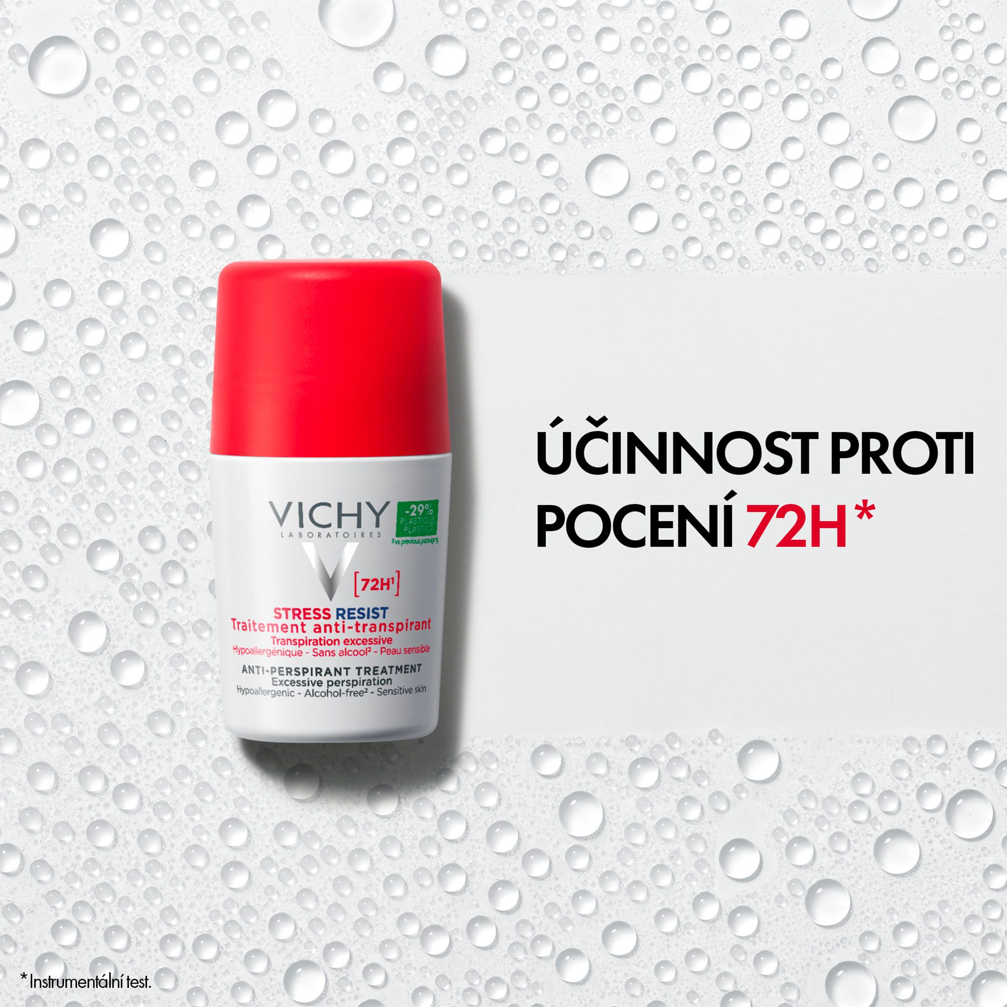 Vichy Antiperspirant Stress Resist 72h proti nadměrnému pocení Roll-on 50 ml