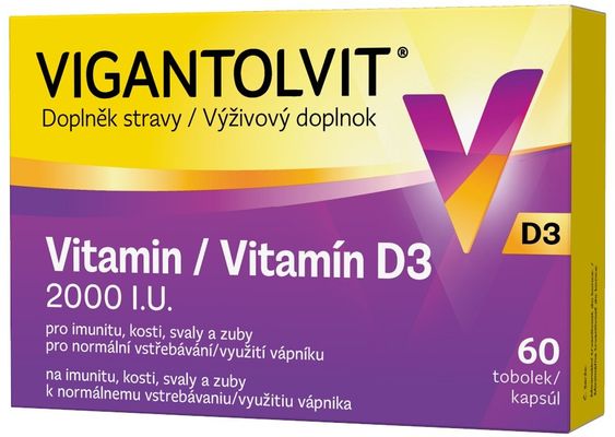 Vigantolvit D3 2000 I.U. 60 tobolek