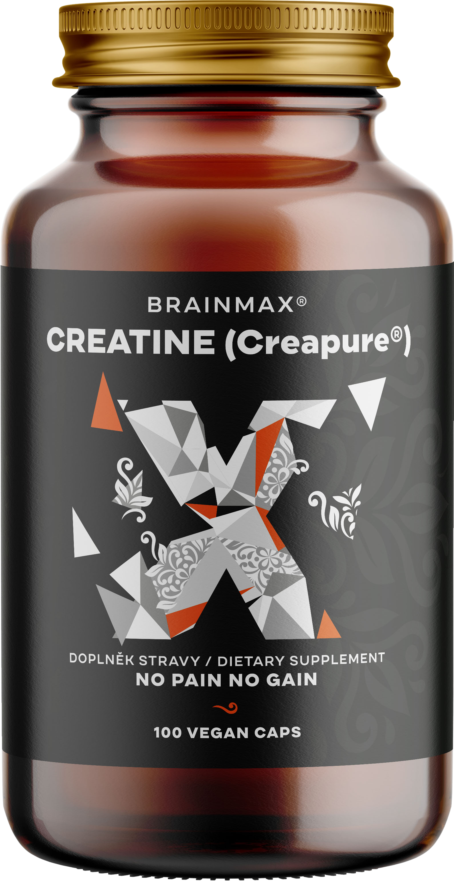 BrainMax Kreatin monohydrát 100 kapslí