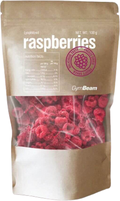 GymBeam Lyofilizované maliny 100 g