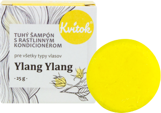 Kvitok Tuhý šampon s kondicionérem pro světlé vlasy Ylang Ylang 25 g