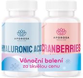 Aporosa Kyselina hyaluronová + biotin 60 ks + Brusinky strong 30 tablet