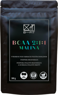 B-Fit Club BCAA 2:1:1 malina 300 mg