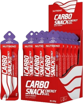 Nutrend Carbosnack borůvka sáček 50 g