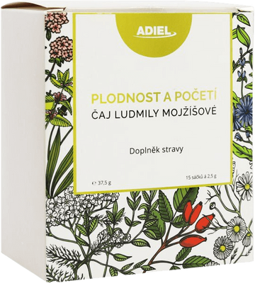 Adiel Čaj Ludmily Mojžíšové 15 x 2.5 g