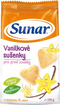 Sunar vanilkové sušenky pro děti 175 g