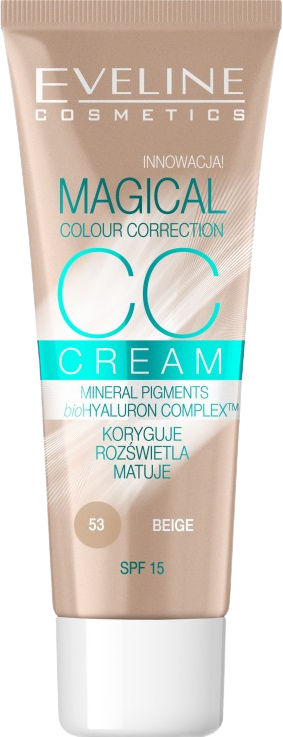 Eveline CC Cream Magical Colour Correction - béžová 30 ml