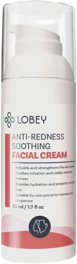 Lobey Zklidňující krém na začervenání pleti 50 ml