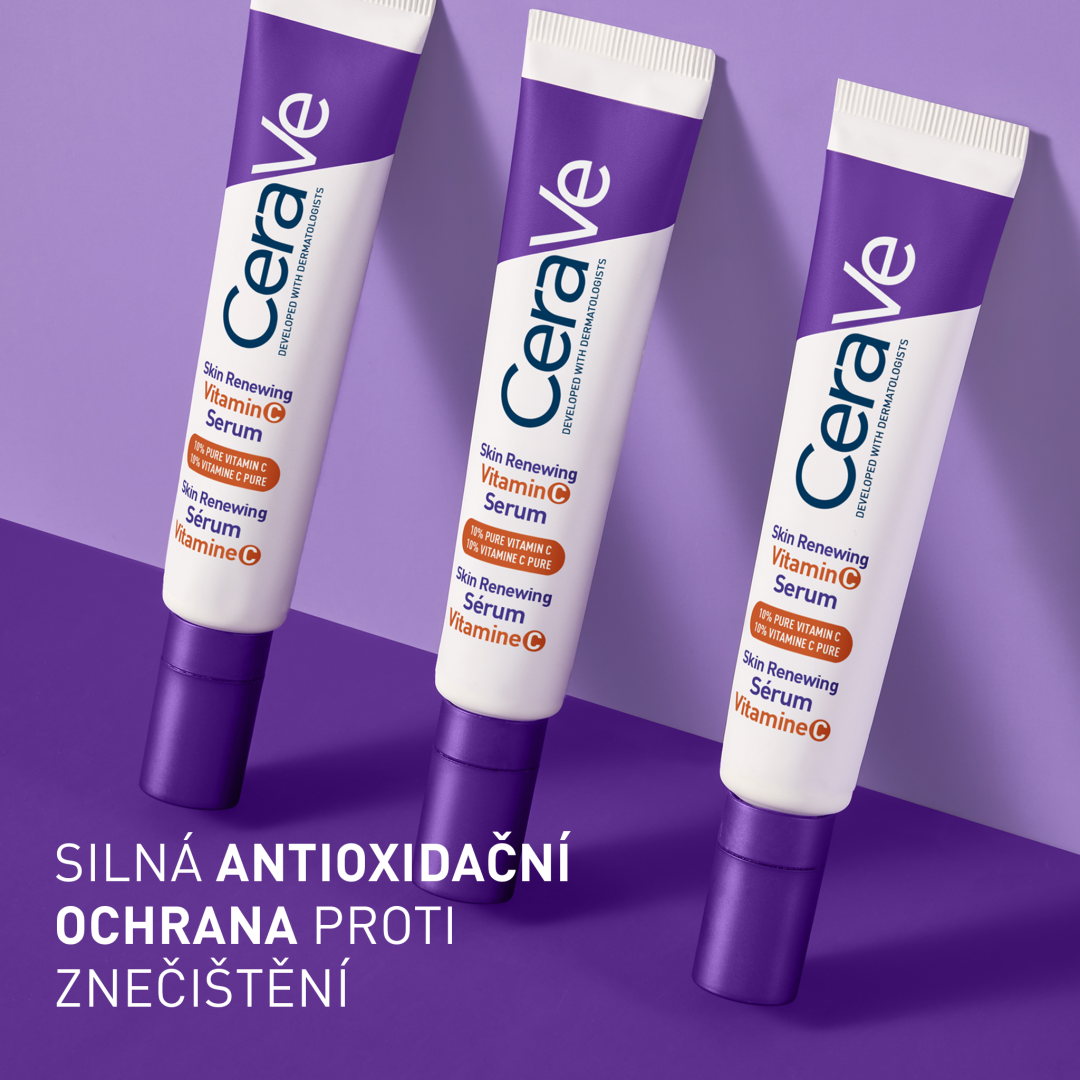 CeraVe sérum s vitaminem C pro obnovu pleti s 3 esenciálními ceramidy, kyselinou hyaluronovou a vitaminem B5 30 ml