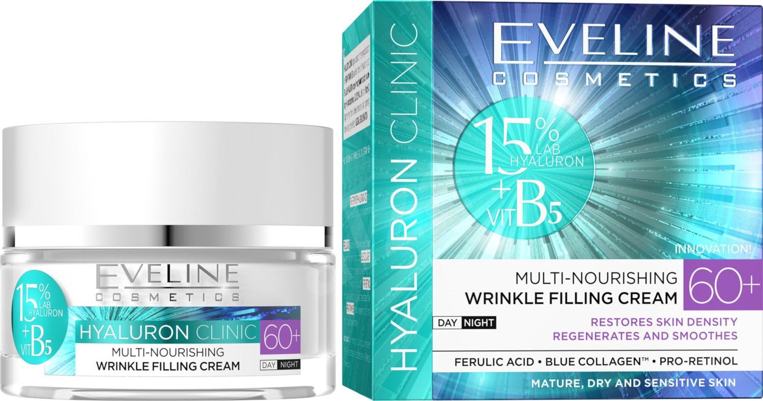Eveline Hyaluron Clinic Day and Night cream 60+ 50 ml