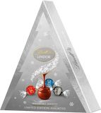 Lindt LINDOR Vánoční stromeček Stříbrný Mix 125 g