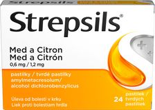 Strepsils Med a Citron 0.6mg/1.2mg 24 pastilek