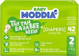Moddia Baby Jednorázové plenky 2 Mini (4–8 kg), 42 ks