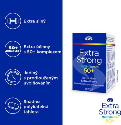 GS Extra Strong Multivitamin 50+, 100 tablet