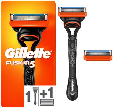 Gillette Fusion5 Pánský holicí strojek, 1 holicí strojek, 1 náhradní holicí hlavice