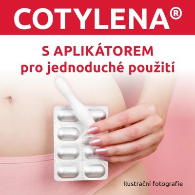 Cotylena 6 neobalených tablet k léčbě kvasinkových a plísňových infekcí pochvy