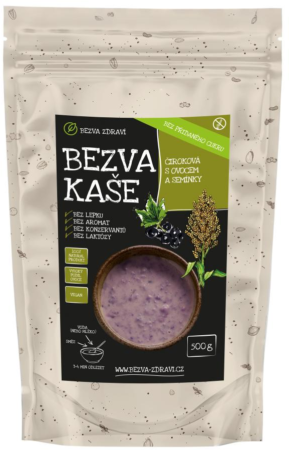 Bezva müsli Čiroková kaše s ovocem 500 g
