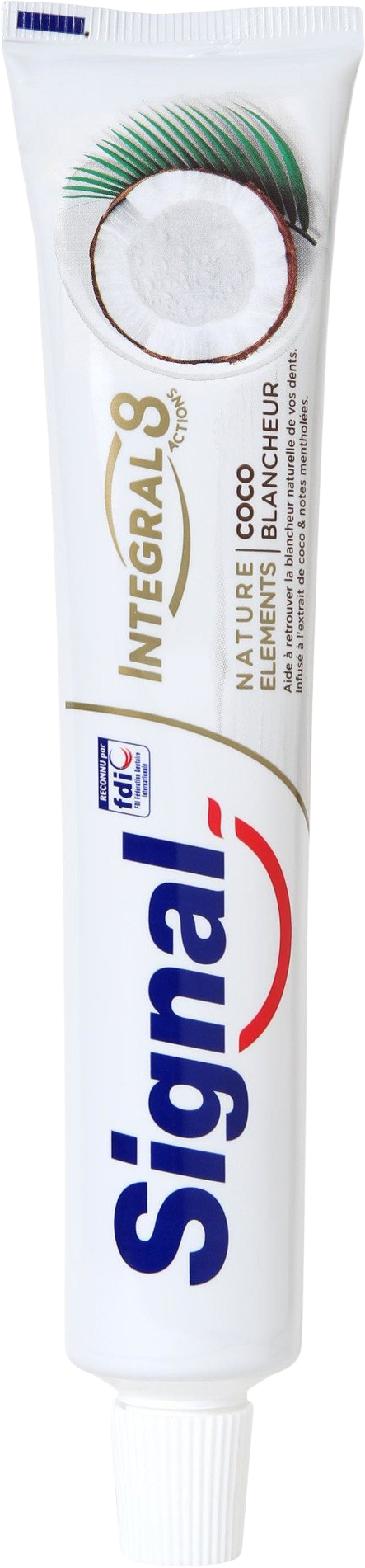 Signal Nature Elements Integral 8 Coco White Zubní pasta 75 ml