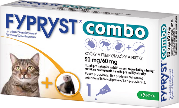 Fypryst Combo Spot-on pro kočky a fretky 0.5 ml