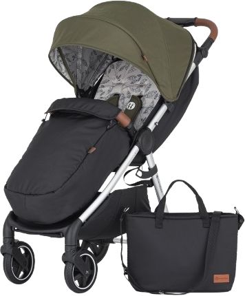 Petite&Mars Kočárek sportovní Royal3 Silver Mature Olive