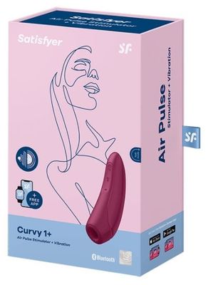 Satisfyer Vibrátor Curvy 1+ červený