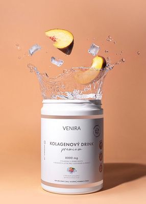 Venira PREMIUM kolagenový drink pro vlasy, nehty a pleť, ledový broskvový čaj 324 g