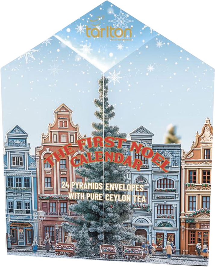 Tarlton Christmas The First Noel Advent Calendar papír 24 x 2 g