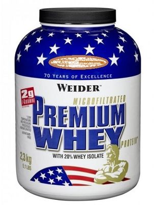 Weider Premium Whey Čokoláda-nugát 2300 g