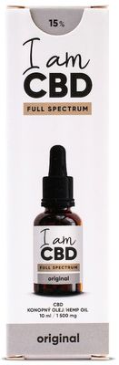 I am CBD Full Spectrum CBD konopný olej 15% original 10 ml