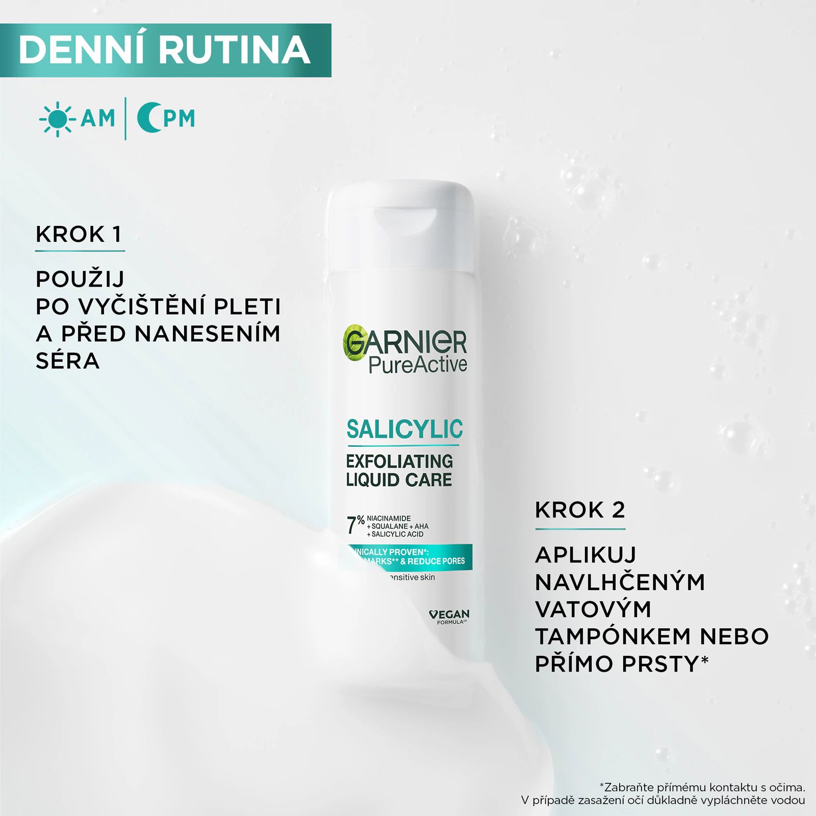 Garnier Pure active salicylic Exfoliační Esence 120 ml