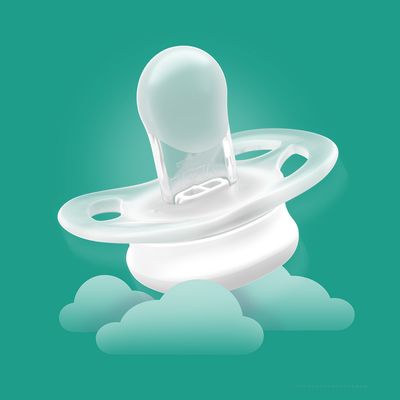 Philips Avent Šidítko Ultrastart noční 0-2m chlapec 2 ks