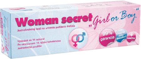 Woman Secret Girl or Boy Test na určení pohlaví dítěte